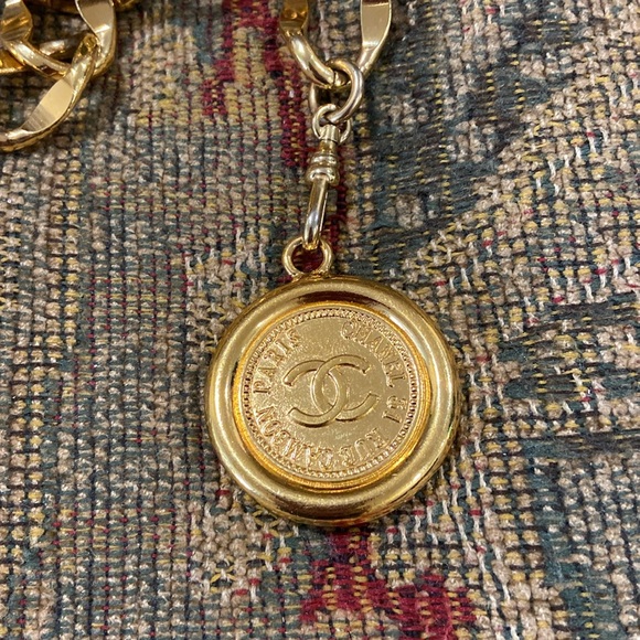 Authentic Chanel gold belt